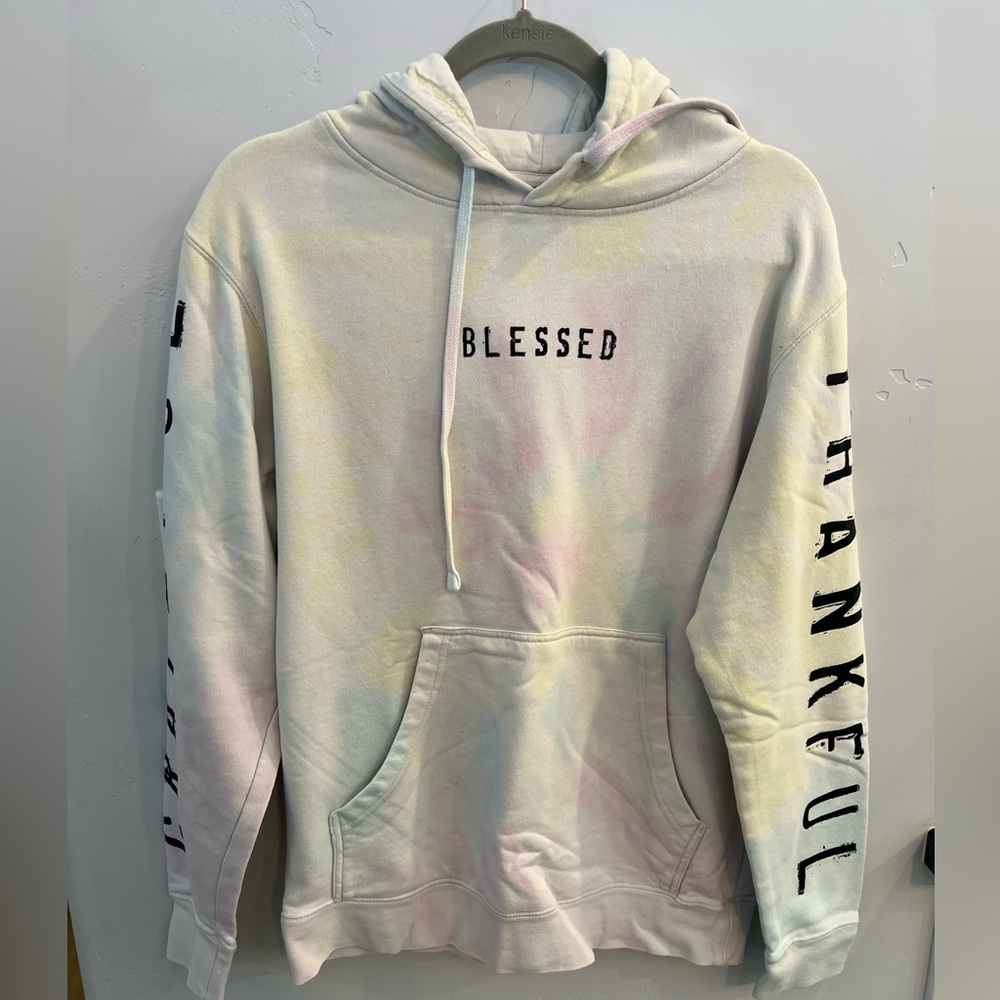 Tie dye blessed sweatshirt